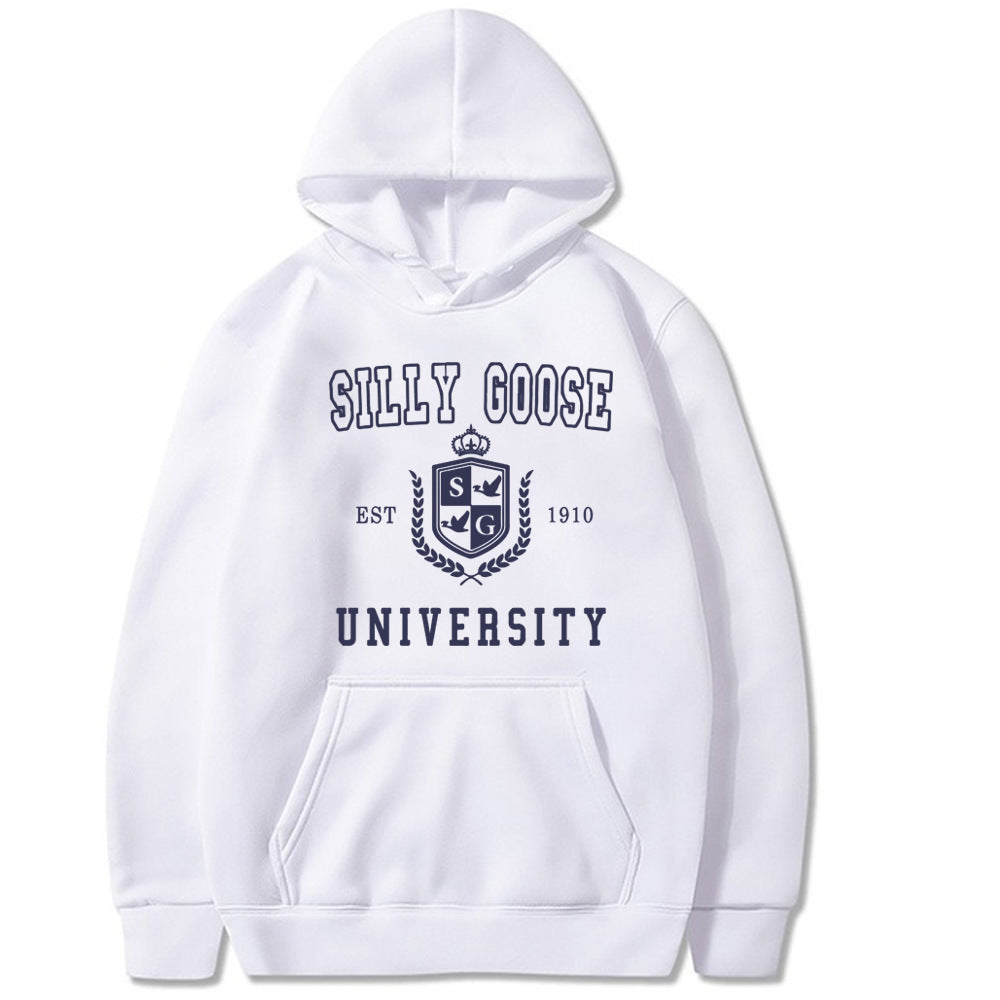 Hoodie Silly Goose University printed hoodie loose fit