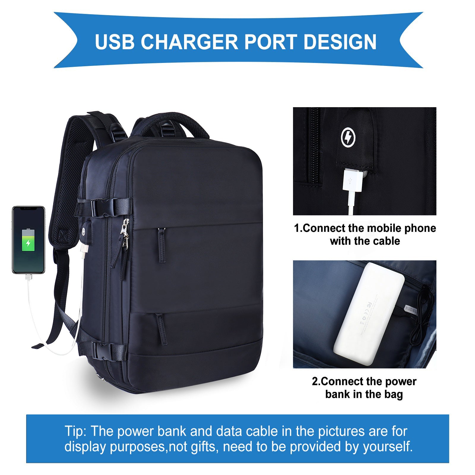 Travel Backpack Women's Large Capacity Multifunctional Backpack Boys' Schoolbag Travel Bag Luggage Bag