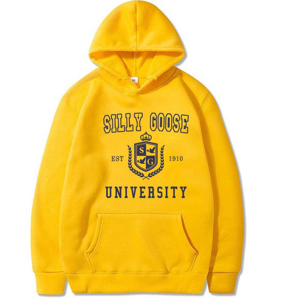 Hoodie Silly Goose University printed hoodie loose fit