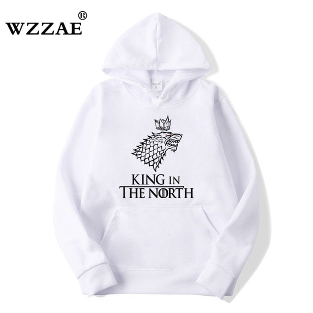 Game of Thrones Wolf худи Poleron Hombre Модная уличная одежда Хлопковая толстовка Пуловер Мужчины женщины Худи Свитшоты мужские Толстовки